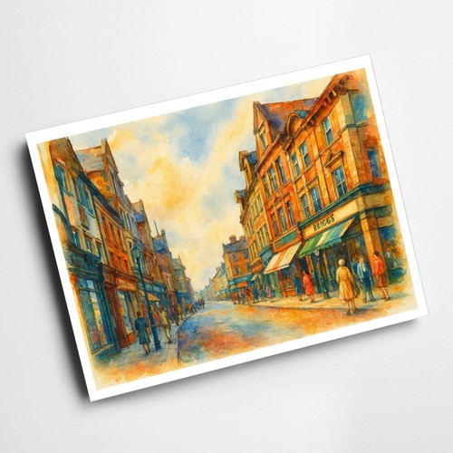 Print greengate street - -,