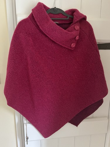 Vera tucci poncho cerise - poncho,