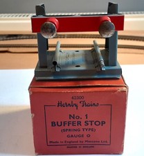 HORNBY TRAINS 42300 O GAUGE - No 1 BUFFER STOP (SPRING TYPE) - BOXED
