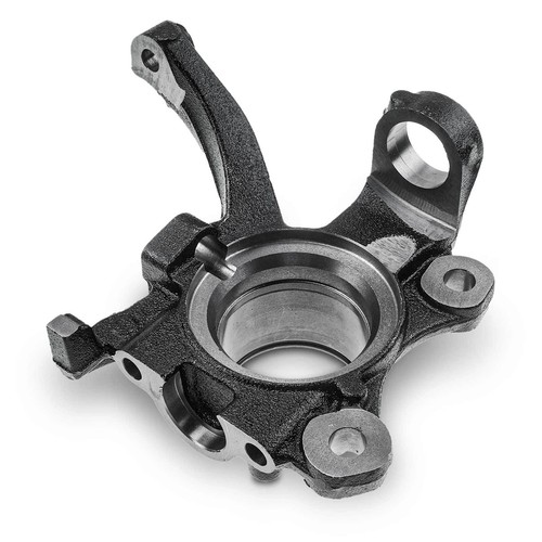 Knuckle wheel suspension front