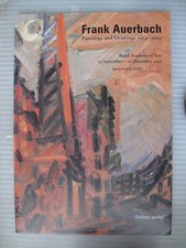Frank Auerbach - exhibition leaflet - Royal Academy, 2001