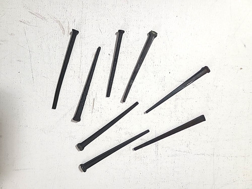 Old square head iron - old,