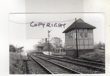 Rail Photo SR SECR Nutfield station signal box surrey Redhill Godstone LBSC