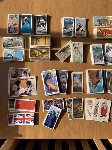 Brooke bond tea cards - brooke, various