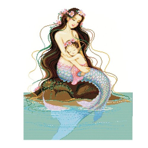 Mermaid child 11ct - mermaid,