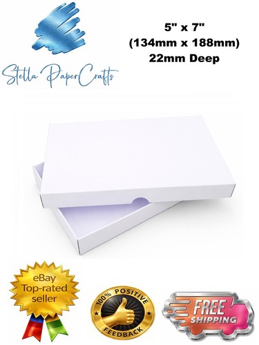 White greeting card - 5",