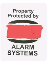 Alarm box sticker - box,