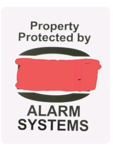 Alarm box sticker dummy - box,