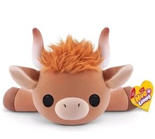 Hug‑A‑Lumps Weighted Plush Holly the Highland Cow by ZURU – Soft Cuddle Toy