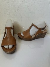 Moshulu Wedges Leather Sandals