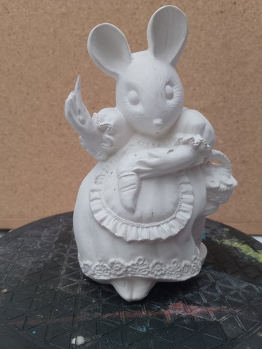 Unpainted ceramic bisque - unpainted,