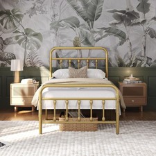 Vintage Iron Platform Bed