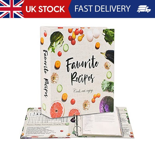 Recipe binder ring kit - recipe, 3-ring