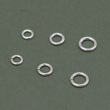 925 Solid Sterling Silver OPEN/CLOSED JUMP RINGS 4mm 5mm 6mm (Jewellery Making)