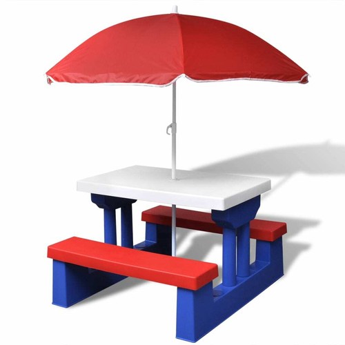 Kids childrens picnic - picnic, bench