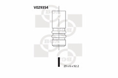Bga v029354 exhaust valve - bga,