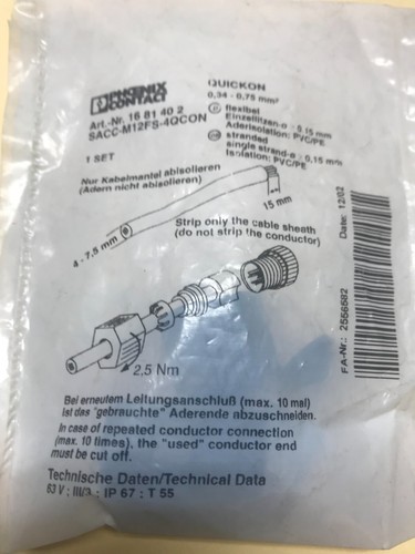 Phoenix m12er connector - phoenix,