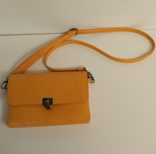 Primark orange faux embossed - faux,