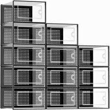 12 Pack Shoe Organizer Boxes