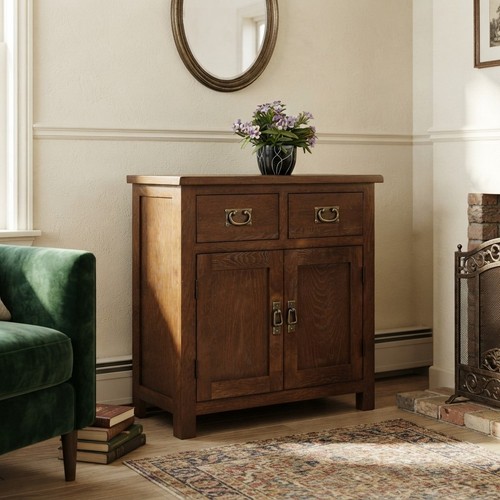 Mini oak sideboard 75cm - mini,