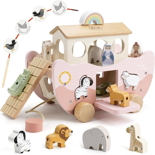 Noahs ark wooden - ark, toy