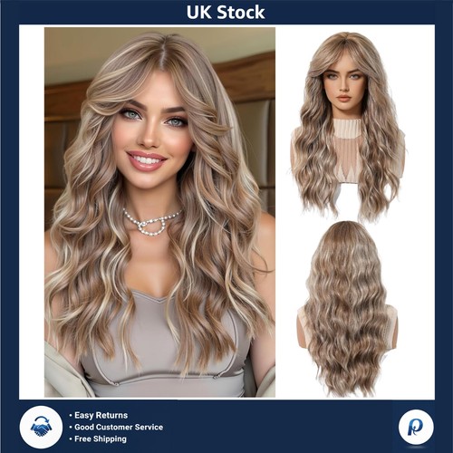 Natural wavy blonde mixed - wavy,