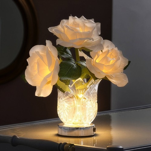 Led rose table lamp - led,