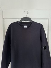CP Company Lens Sweatshirt - Blue - size Small 
