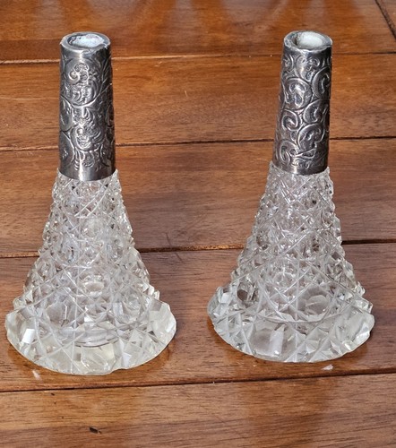 Antique edwardian crystal - edwardian, &