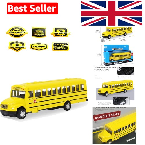 Mini toy car school bus - school, bus,
