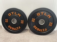 2 x 2.5kg GTLN Olympic Bumper