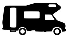 Camping Decal 15,20,25cm