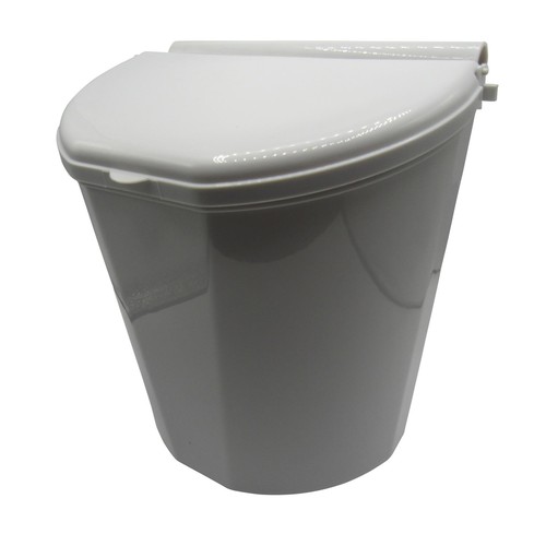 Wall mounted waste bin - mounted, with