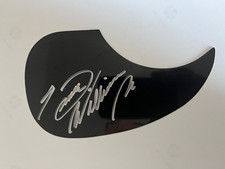 HANK WILLIAMS Jnr - CHART TOPPING SINGER - SUPERB SIGNED GUITAR PICKGUARD