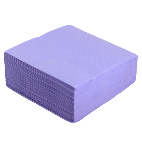 Napkins lilac airlaid linen - lilac,