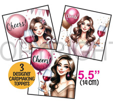 3 XL Card Toppers 5.5"