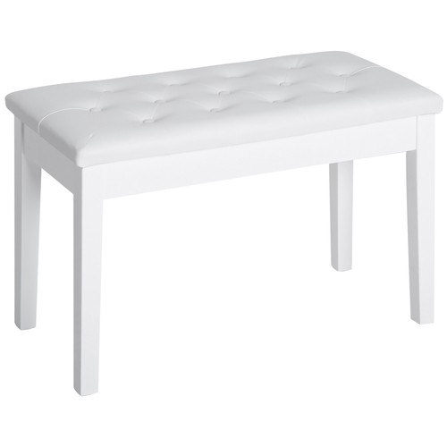 Homcom classic piano bench - classic,