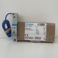 Hager 32A Type C 30mA RCBO
