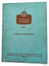 Avo model ii working - mk,