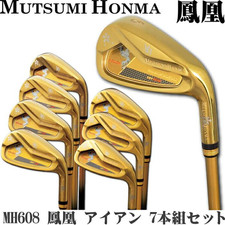 Mutsumi Honma MH608 Phoenix Gold Irons 7-piece set
