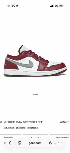 Nike air jordan low bordeaux - low,