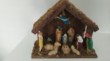Premier nativity set wooden - set,