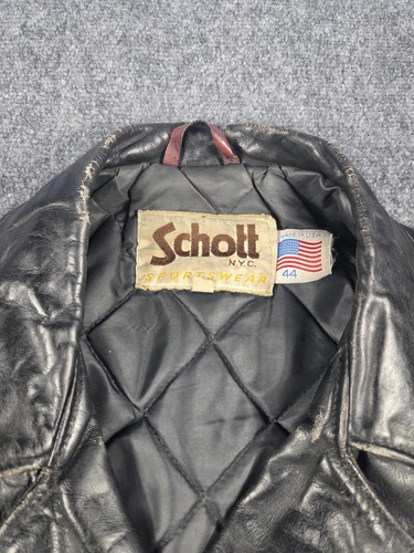Vintage 1980s schott nyc 518 - 1980s,