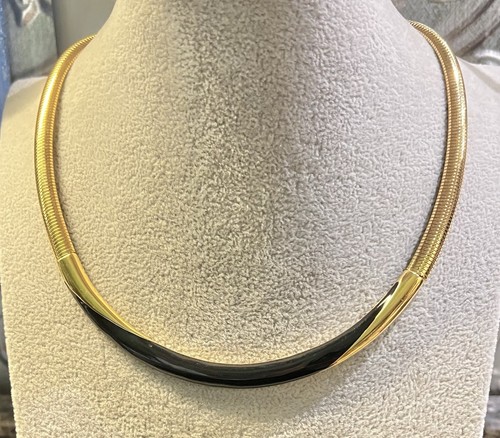 Monet omega necklace gold tone - omega,