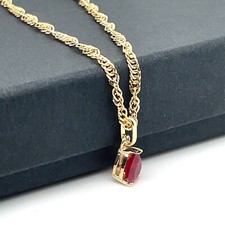 9ct yellow gold pear - 9ct, shaped