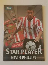 TOPPS Premier Gold 2001 Kevin Phillips STAR PLAYER Sunderland T18