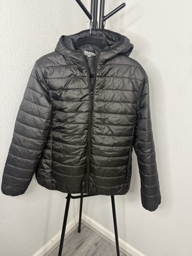 Fluid black padded hooded - padded,
