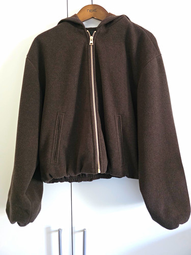 Zara women brown - brown, hooded