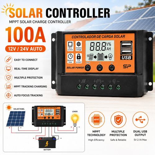 100a mppt solar - 100a,