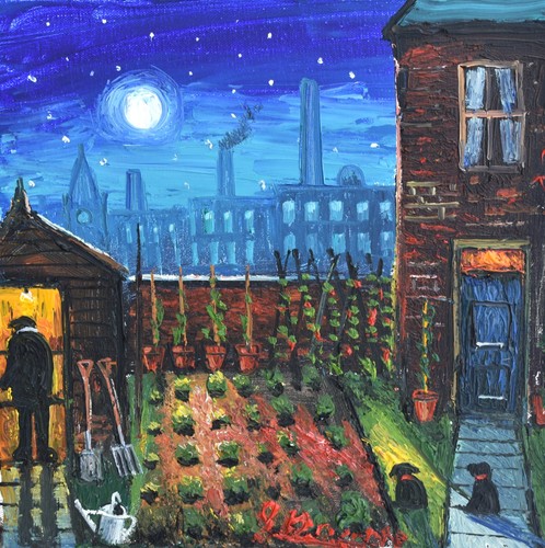 James downie original oil - james,